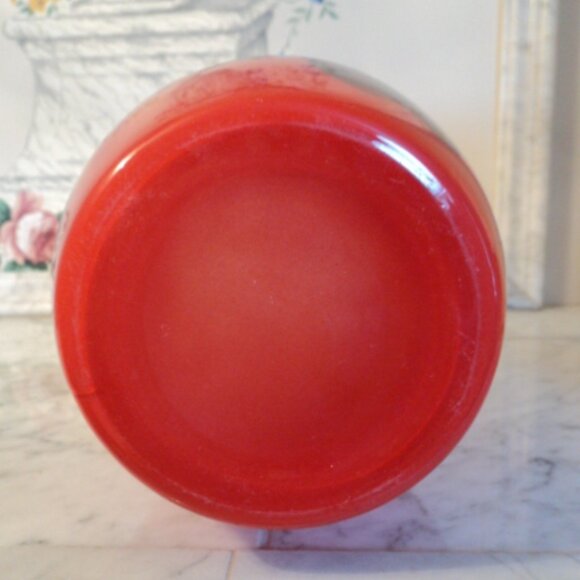 Bartlett collins cookie jar vintage~red~ 10" tall - Picture 6 of 10